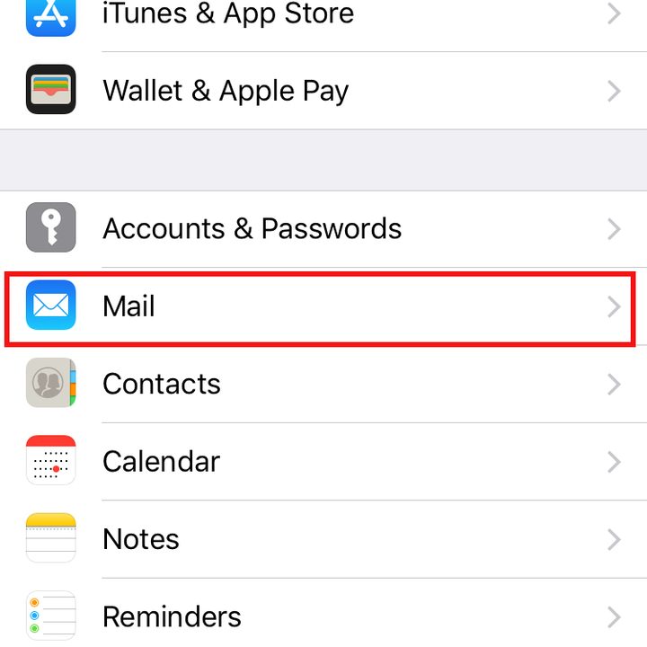 iPhone email signature