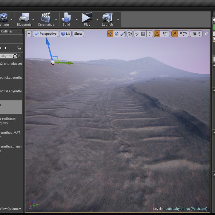 Mars Exploration Simulator Red Rover Terrain Design