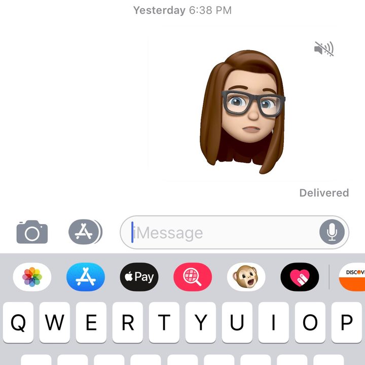 Memoji with TrueDepth camera.