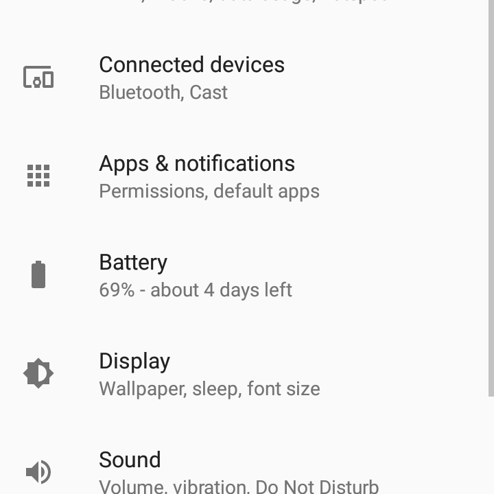 moto g6 play screenshot settings