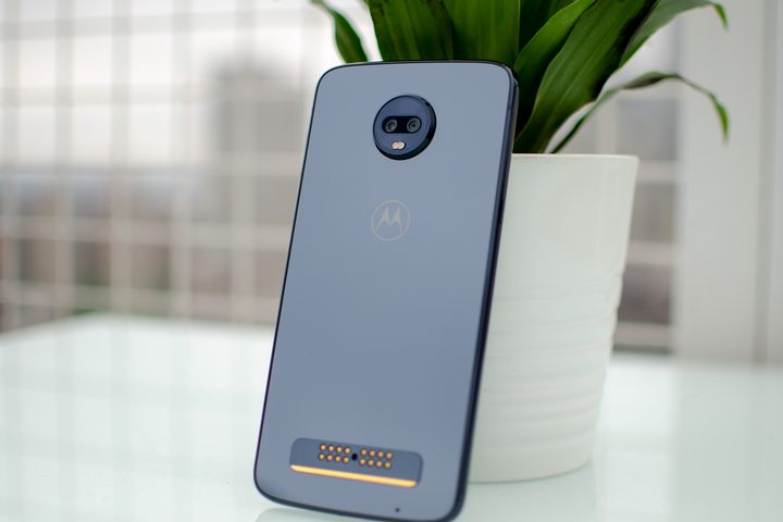 moto z3 play back against plant