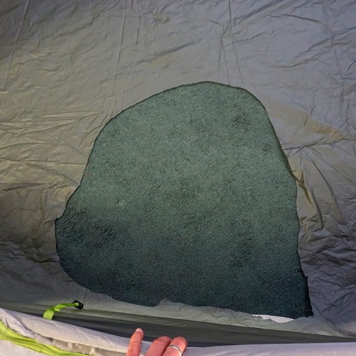 msr innovated the outdoor industry set sights on global health hq tour tent cut hole