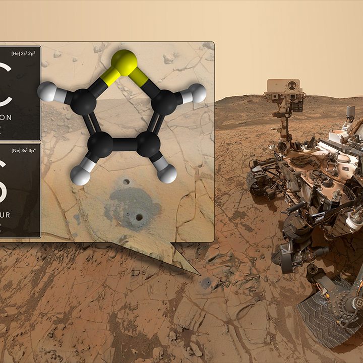 ancient organic molecules in Gale Crater