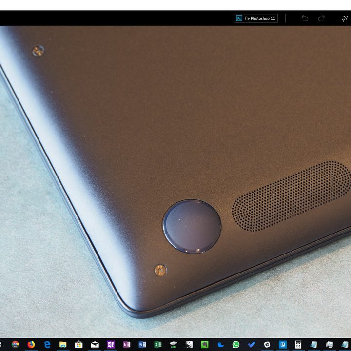 The Adobe Photoshop Express photo editor interface.