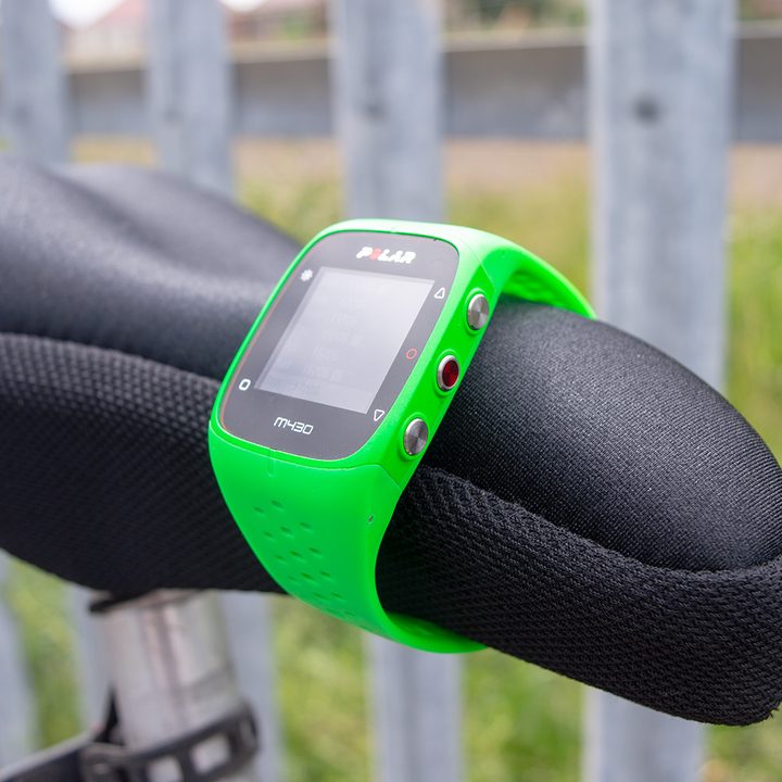 Polar M430 bike seat angle