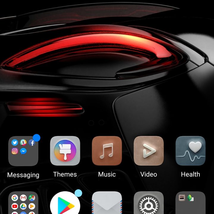 porsche design huawei mate rs screenshot home