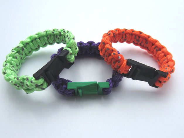 survival bracelet 3D 3D print backpacking hiking camping