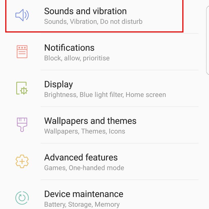 Galaxy S7 Do Not Disturb