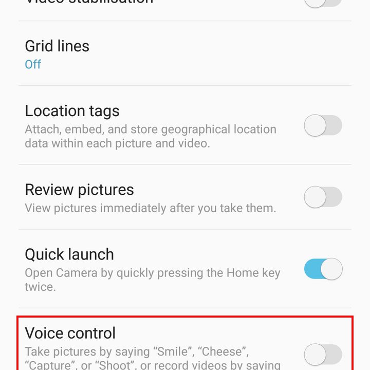 S7 hands free photo