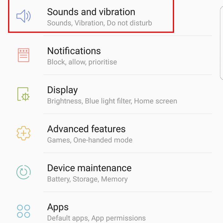 S7 keyboard sounds