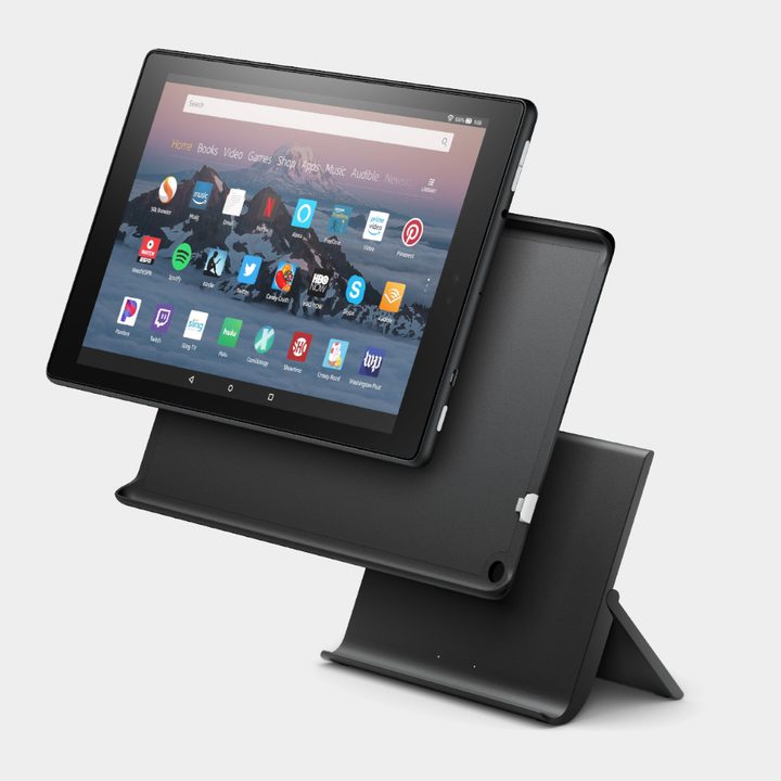 amazon show mode charging dock and fire hd 10 kids