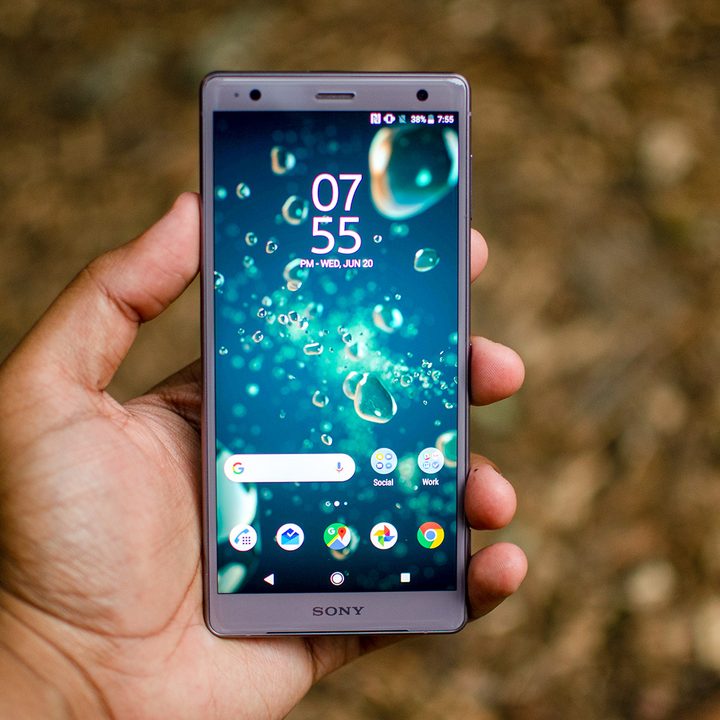 sony xperia xz2 front full