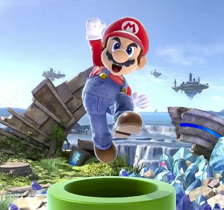 Mario from Super Smash Bros. Ultimate.