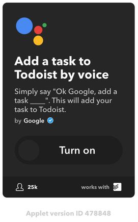 Todoist Google Assistant