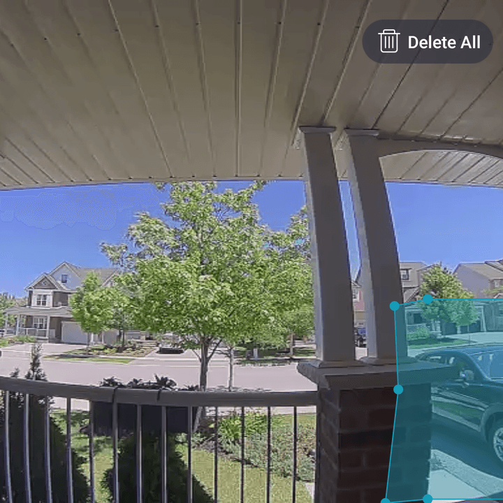 wisenet smartcam d1 video doorbell review screen zones
