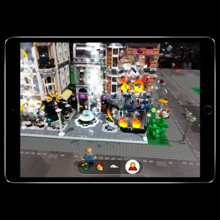 lego partners with apple ultimate ar toy wwdc 2018 fire