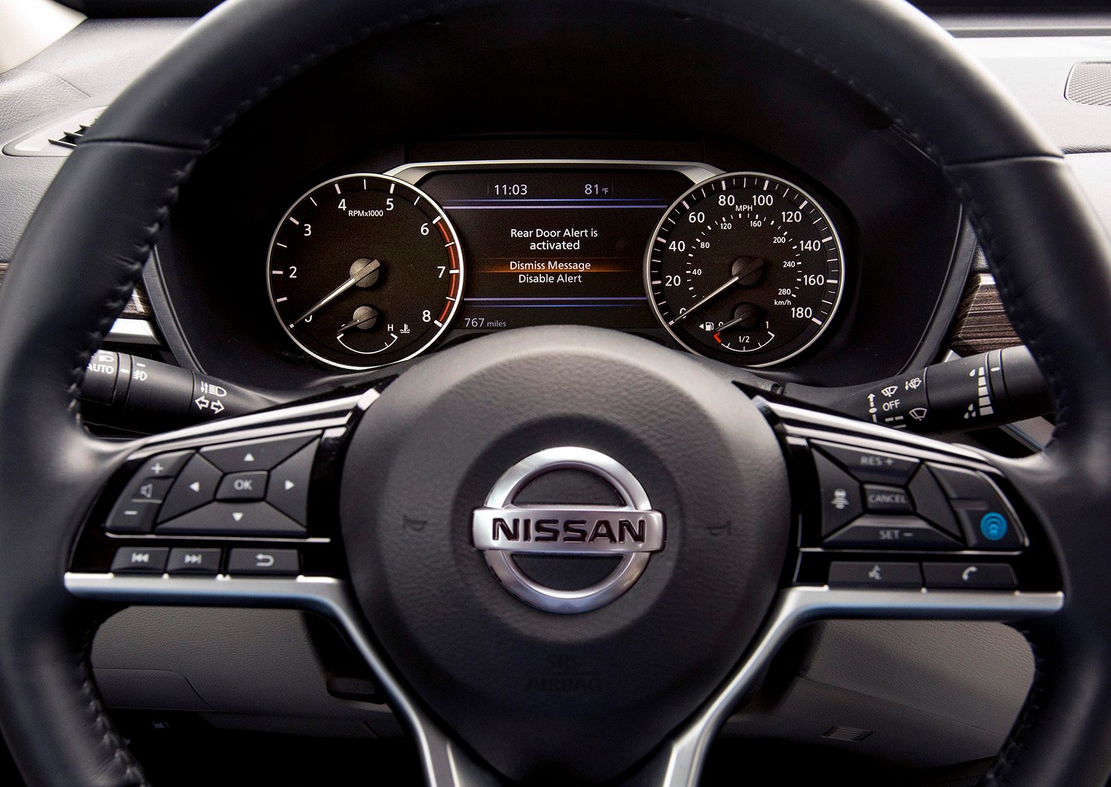 nissan wants no child or pet left behind in a hot car with rear door alert