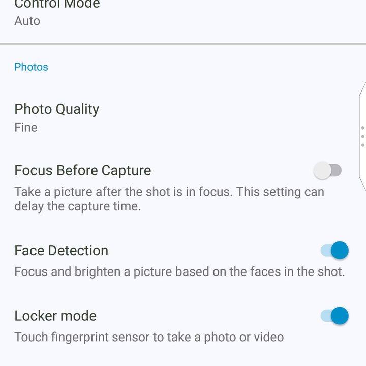 blackberry key2 camera guide menu