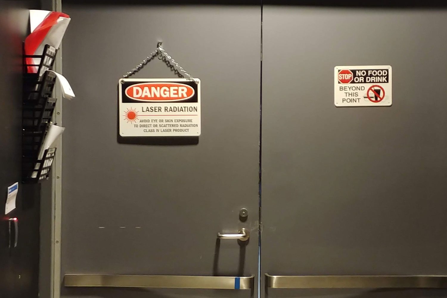 imax laser radiation warning