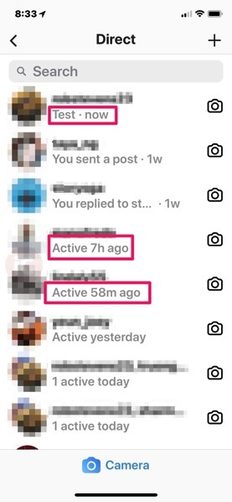 Instagram Activity Status