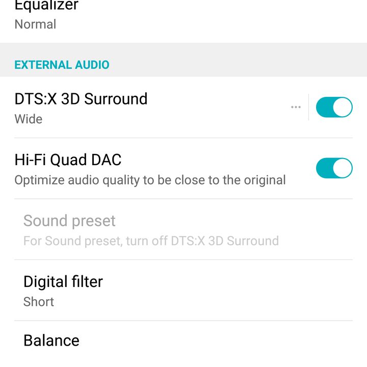 lg g7 thinq audio guide sound effects