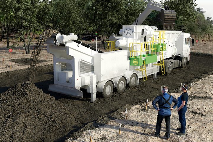 MMD HALO Demining Rig