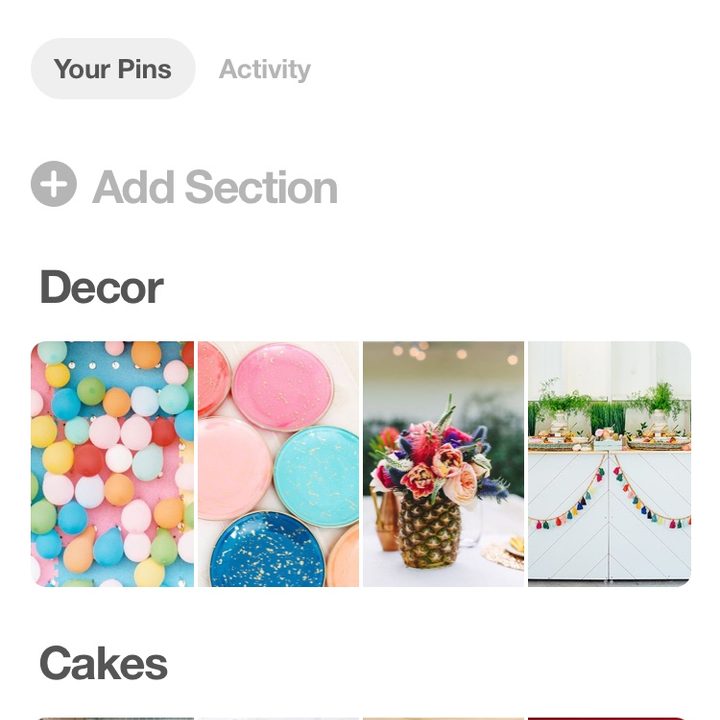 pinterest group boards activity feed board