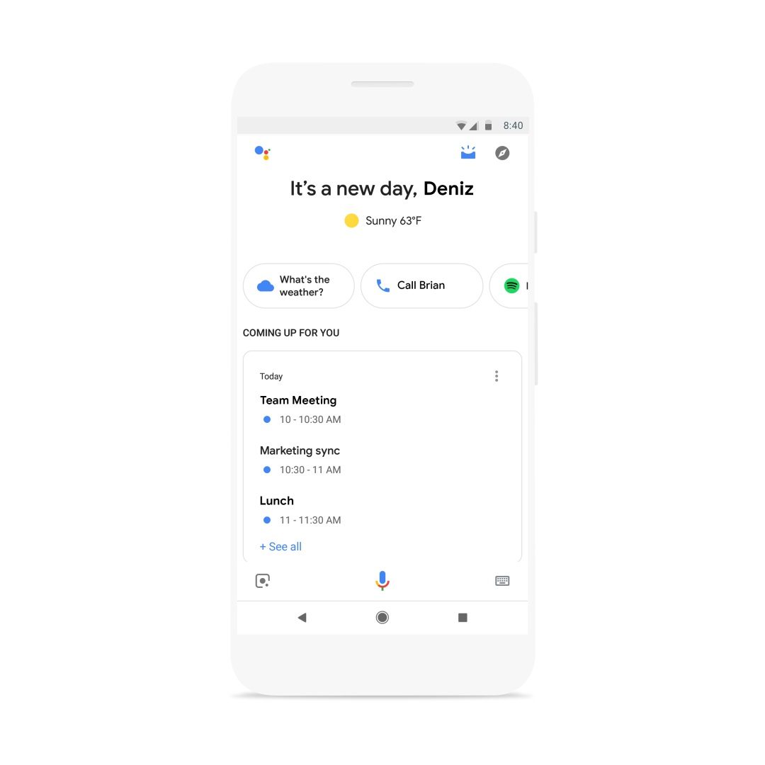 Visual Snapshot Google Assistant's new Visual Snapshot tab prepares you for the day ...