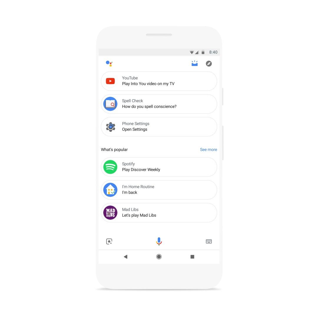 Google Assistant Visual Snapshot