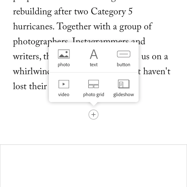 How to use Adobe Spark Page