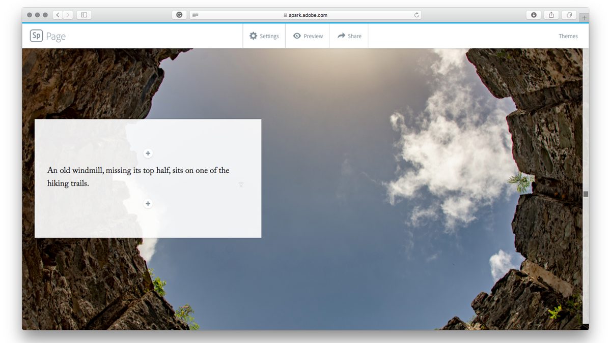How to use Adobe Spark Page