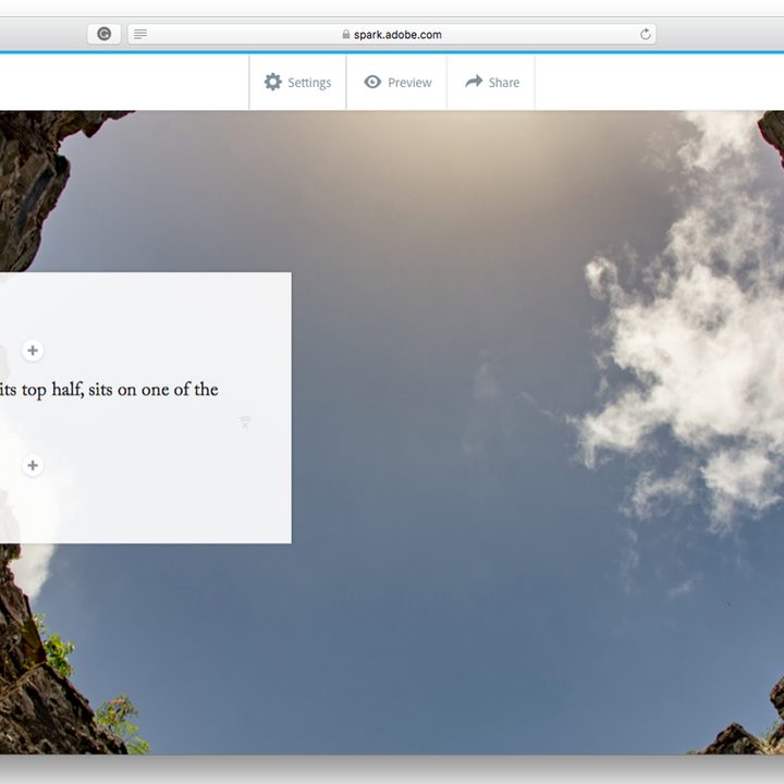 How to use Adobe Spark Page