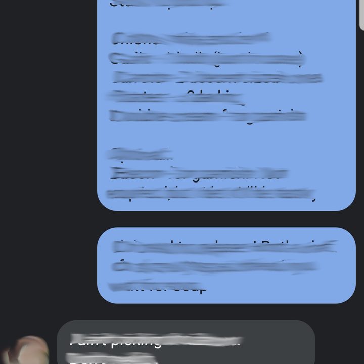 android messages update dark mode material design 2 message