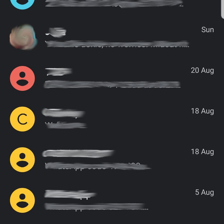 android messages update dark mode material design 2