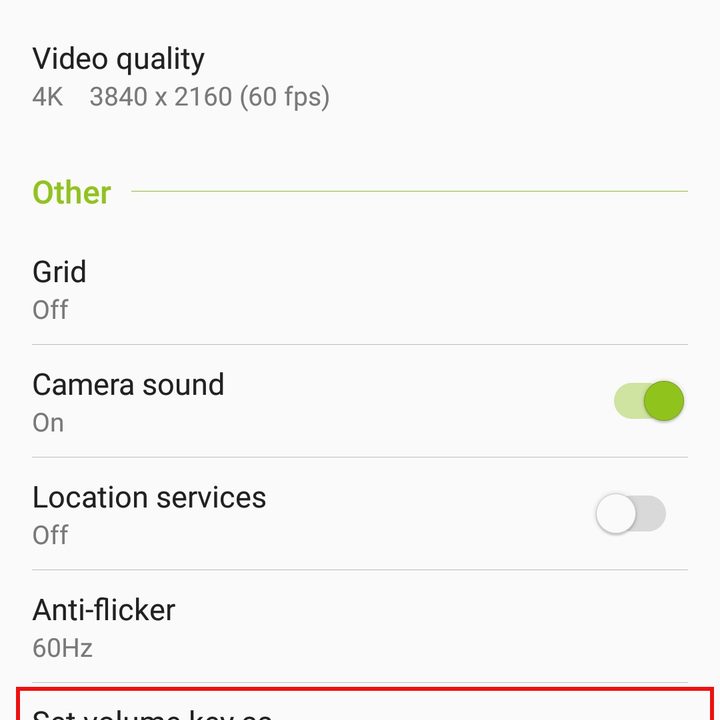 How to use hardware keys for the camera