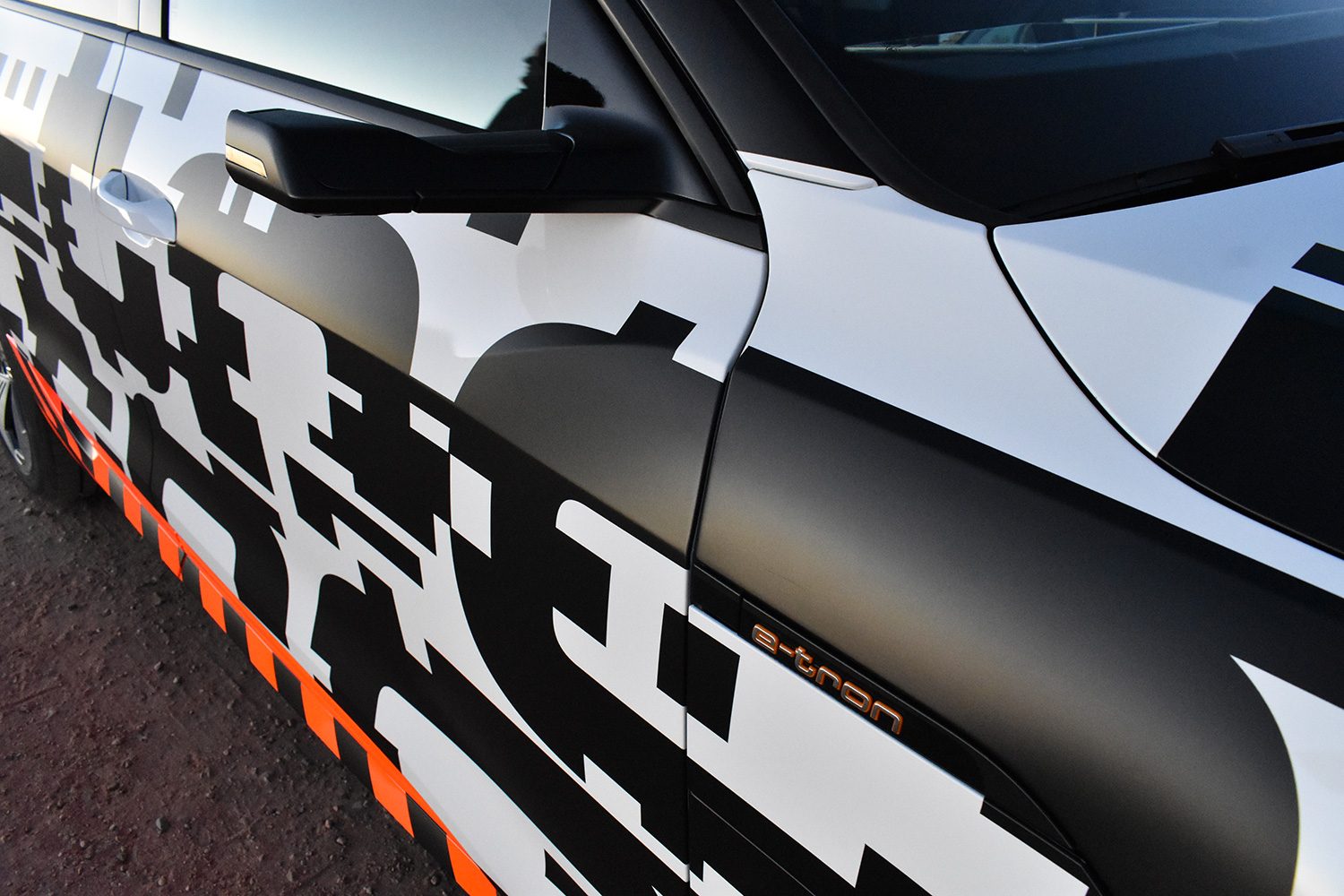 Audi E-Tron Electric SUV front right door