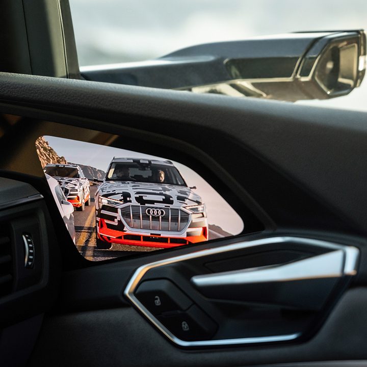 Audi E-Tron Electric SUV side camera