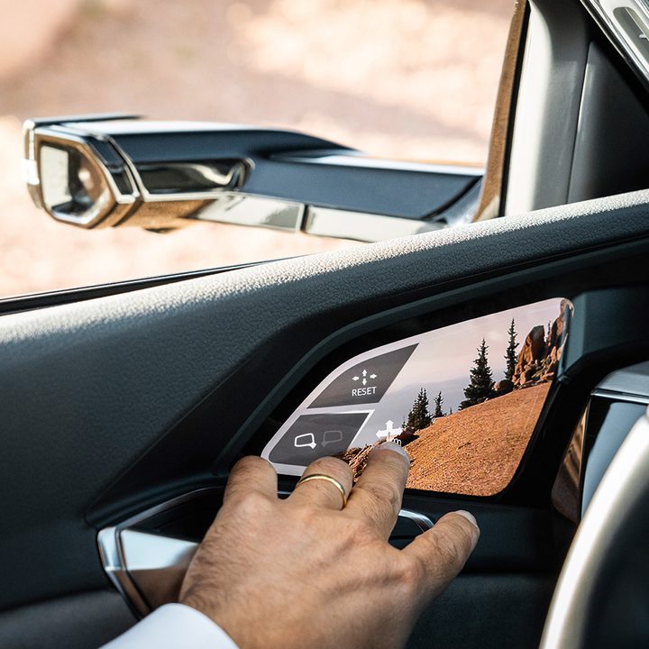 Audi E-Tron Electric SUV side camera