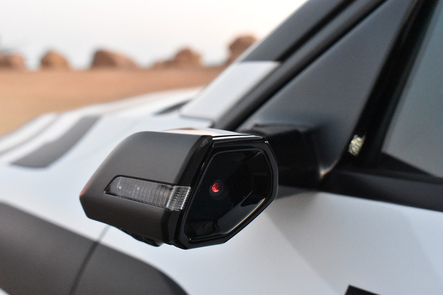 Audi E-Tron Electric SUV side mirror