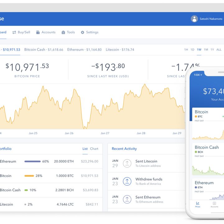 Selling on Coinbase