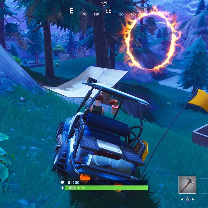 Fortnite Flaming Hoops