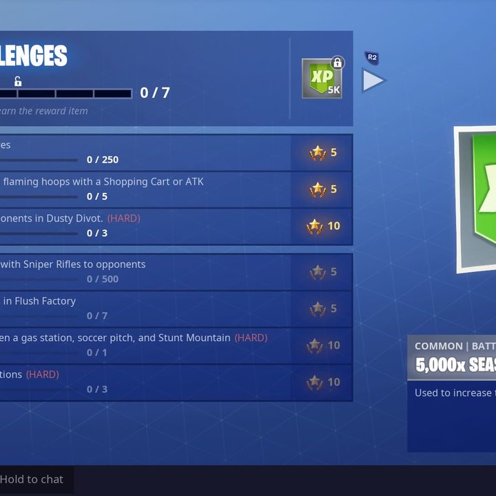 Fortnite Flaming Hoops