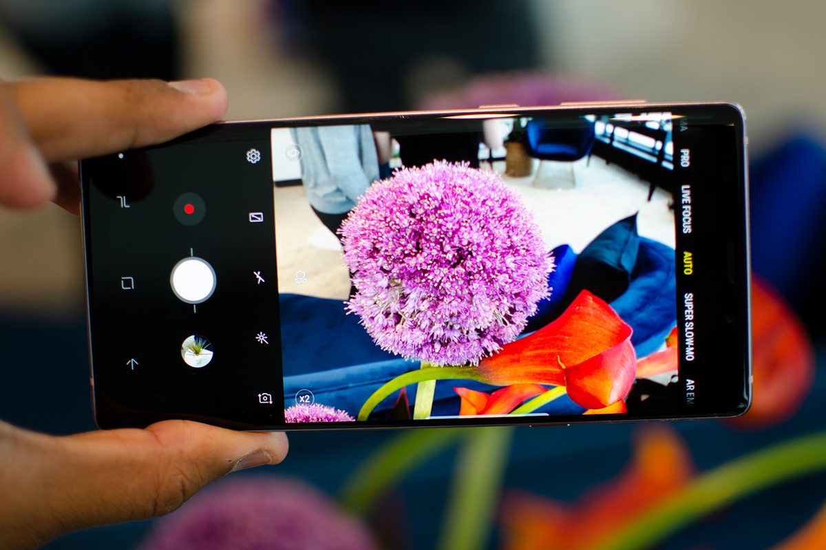 Galaxy Note 9 camera app