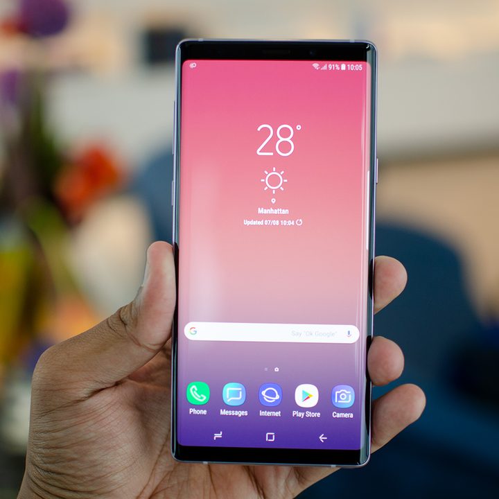 Galaxy Note 9 front