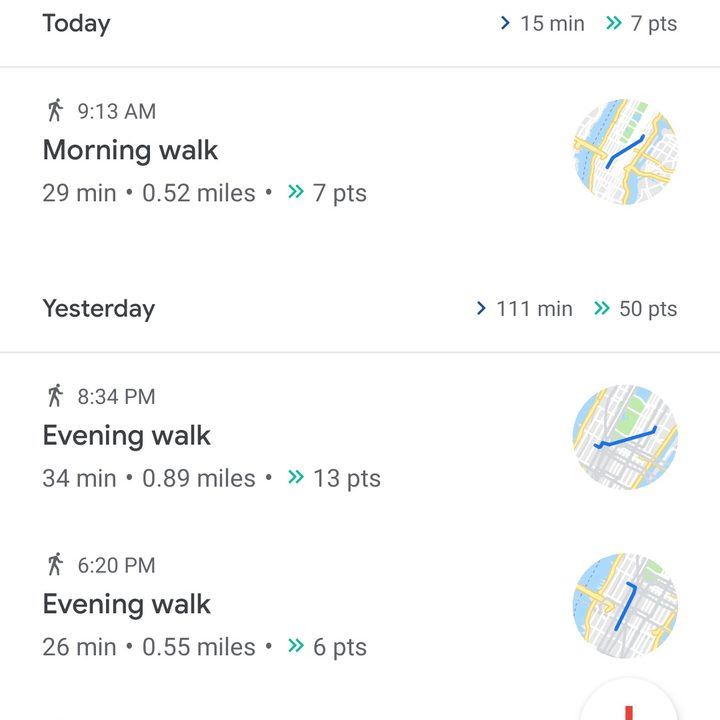 google fit tips recommendations 6