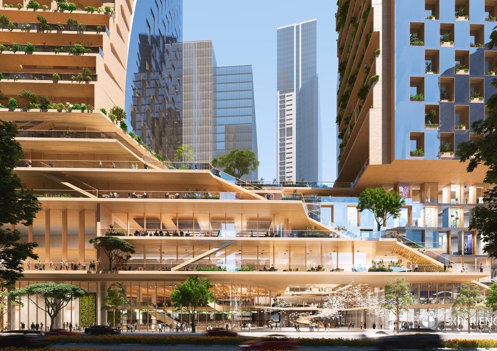 spectacular twisting tower could become australias tallest building green spine 3