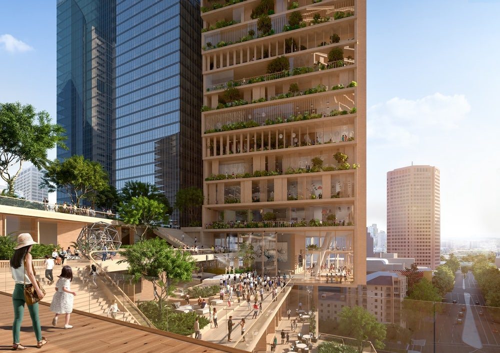 spectacular twisting tower could become australias tallest building green spine 5