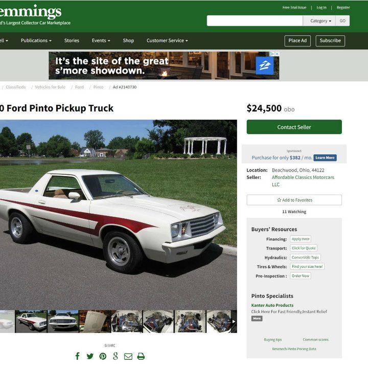Hemmings car listing.