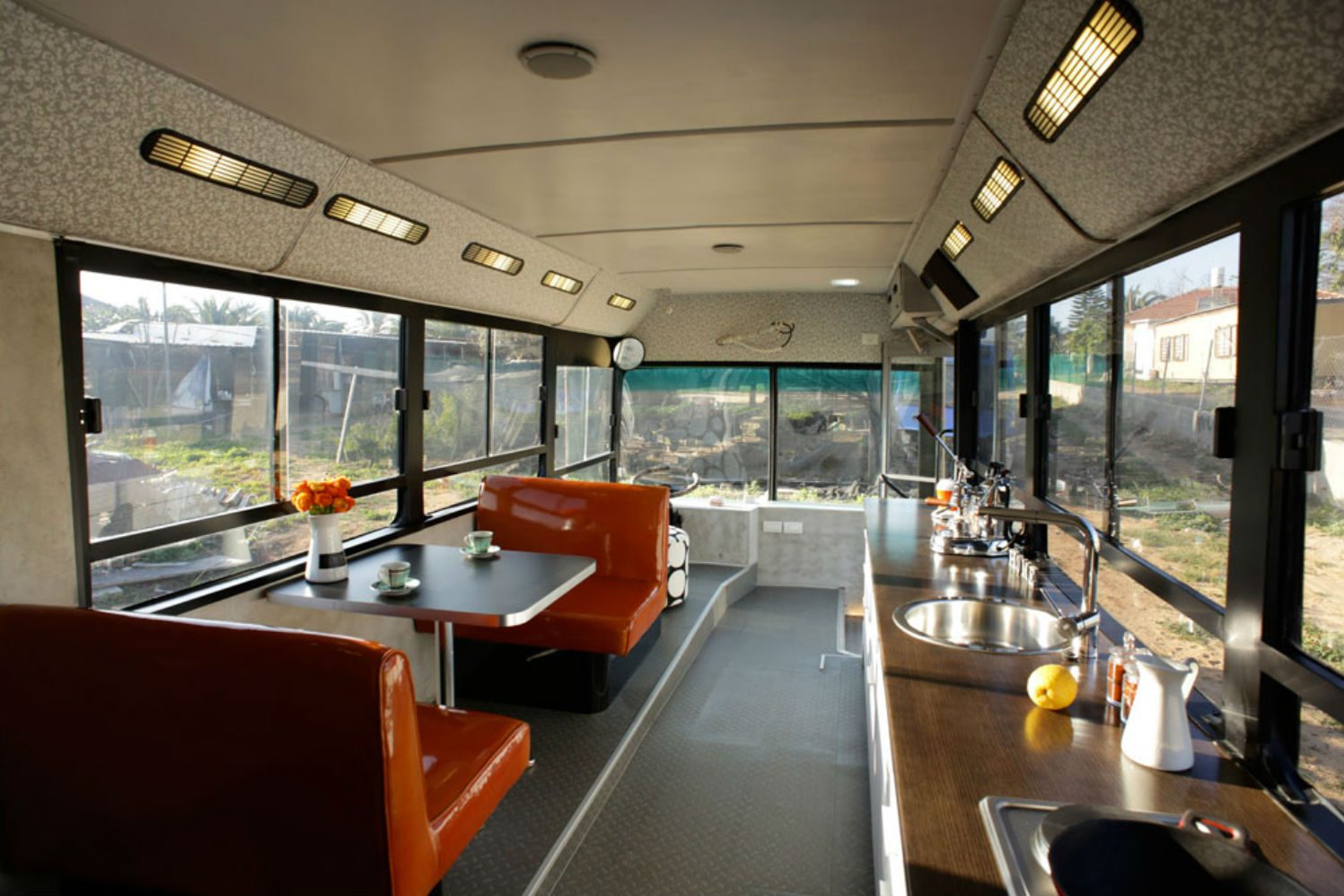 coolest bus to mobile home conversions israelbusinside
