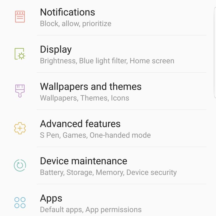 samsung galaxy note 9 settings lock screen
